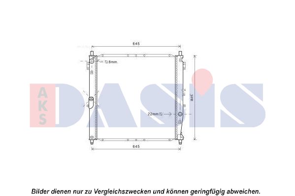 AKS DASIS Radiaator,mootorijahutus 510131N